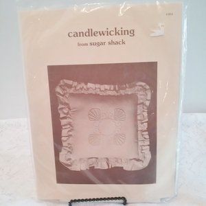 Sugar Shack Candlewicking pillow kit